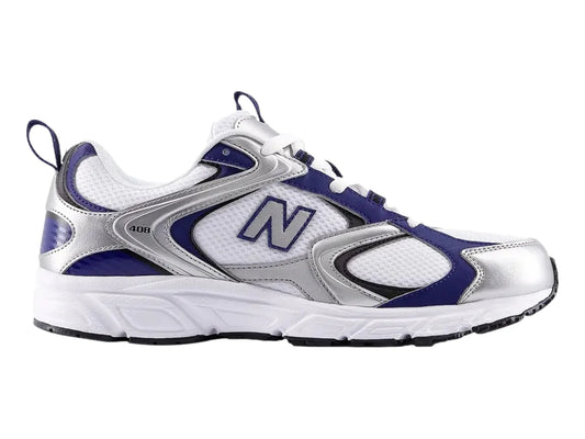 Tenis New Balance 408 Blanco y Azul para Mujer