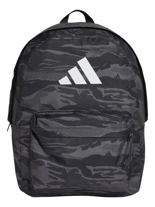 Mochila Adidas Classic Estampada Gris Unisex