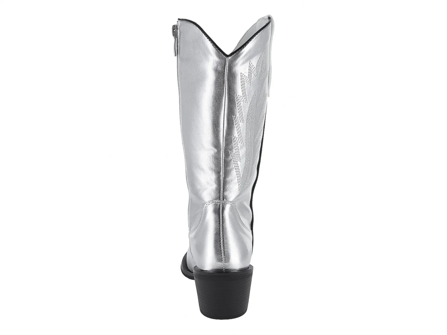 Botas Vaqueras ROZE Plateadas para Mujer