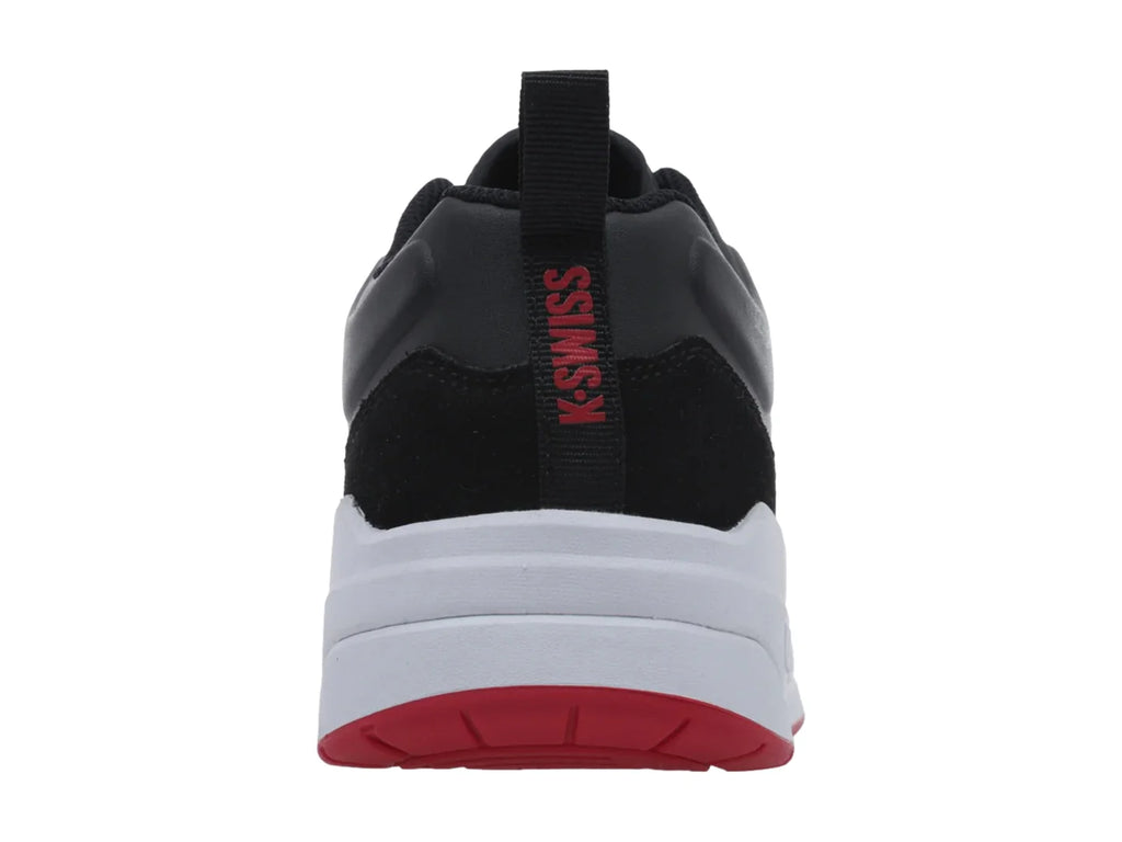 Tenis K Swiss Burton Negro con Rojo para Hombre