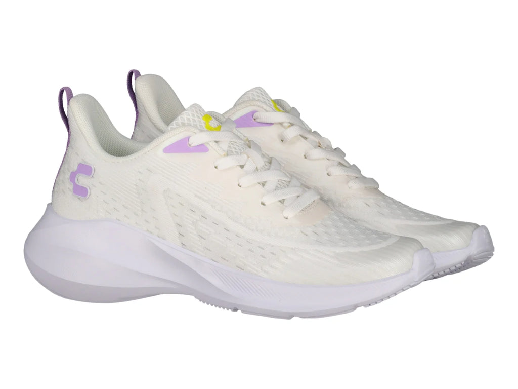 Tenis Charly Blancos con Lila para Mujer