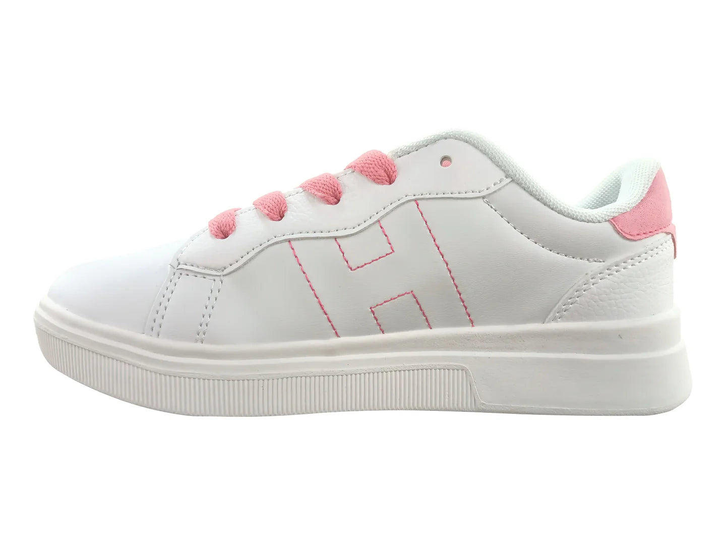 Tenis Tommy Hilfiger Cayman 30 Blanco y Rosa para Niña