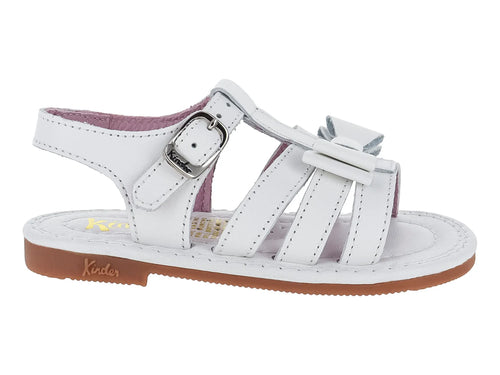 Sandalias Kinder Blancas para Niña