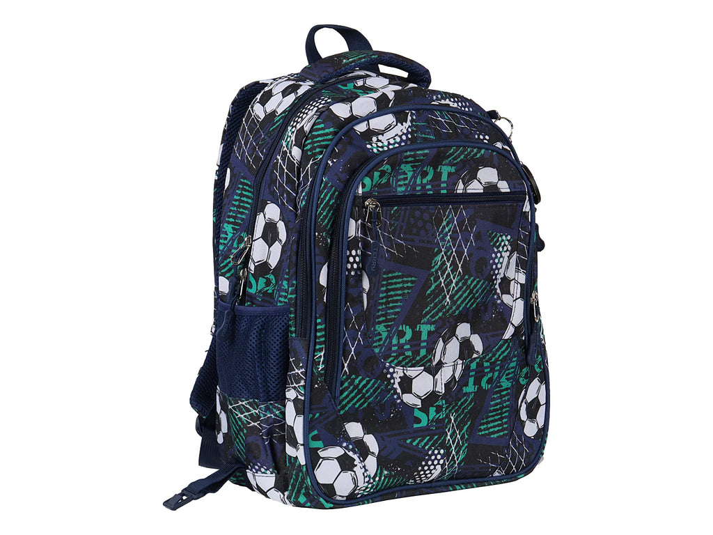 Mochila Rodante Terry Balones Azul para Niño