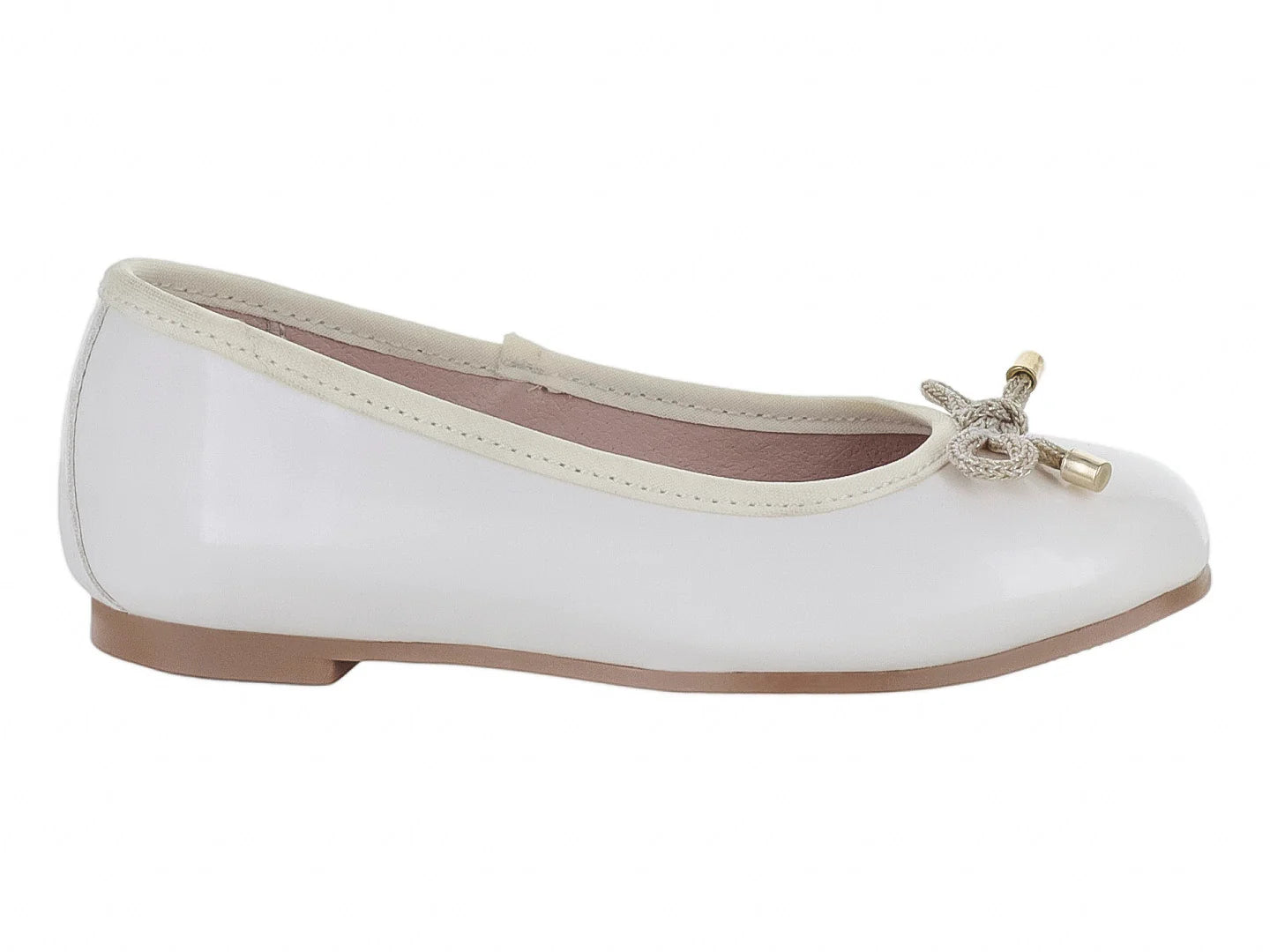 Zapatos Balerinas Karsten para Niña Color Hueso