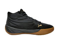 Tenis PUMA Court Pro Nubuck Negro con Dorado para Hombre