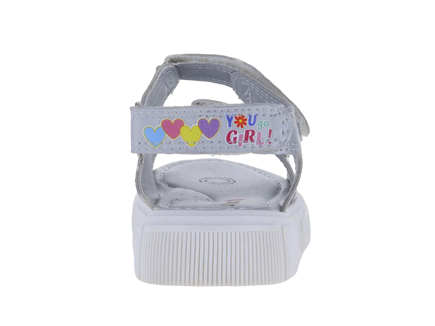 Sandalias Teen Bambino Plata para Niña