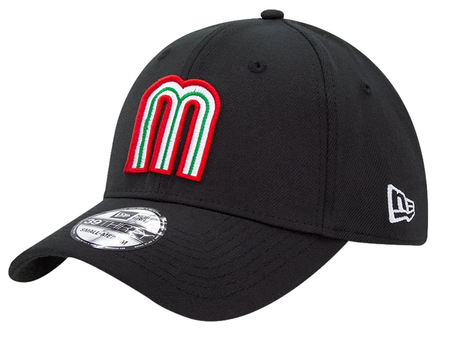 Gorra New Era 39Thirty Mexico Color Negro para Hombre