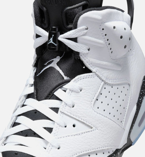 Air Jordan 6 Retro White Black Mens Lifestyle Shoe White Black
