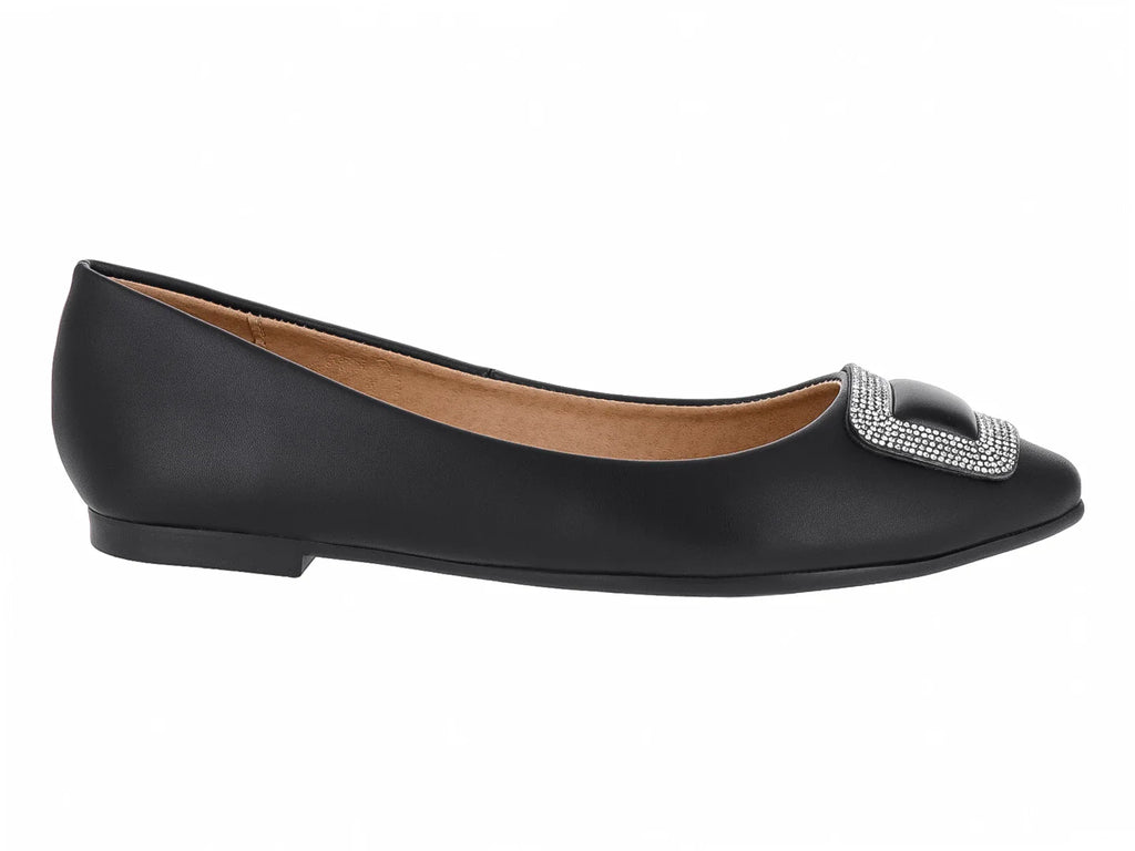 Zapatos Ballerina Luna Rosa Negro para Mujer