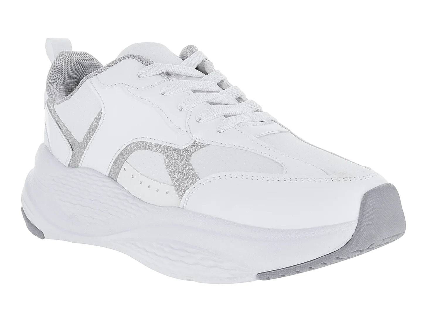 Tenis Makena Blanco Plata para Mujer