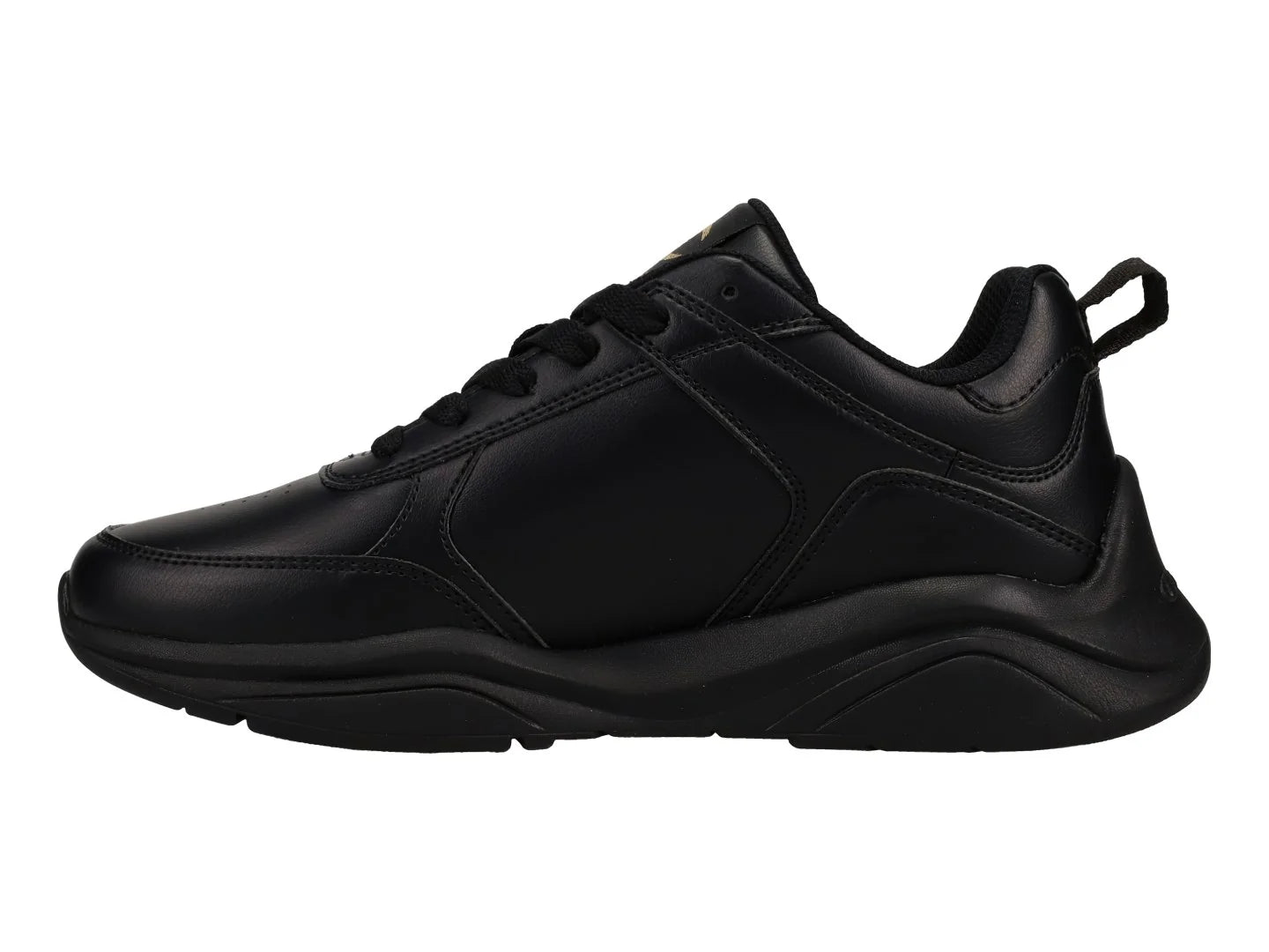 Tenis Champion Next Negro con Dorado para Hombre