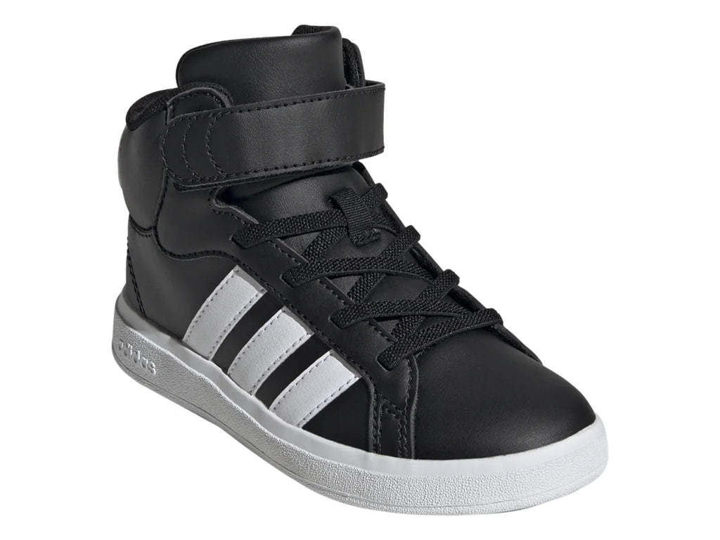 Tenis Adidas Grand Court Mid Negros para Niño