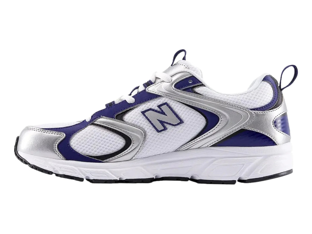 Tenis New Balance 408 Blanco y Azul para Mujer