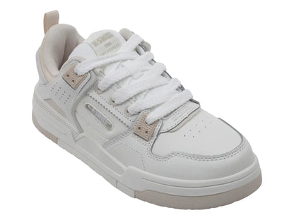 Tenis K Swiss Barnat Blanco y Beige para Mujer