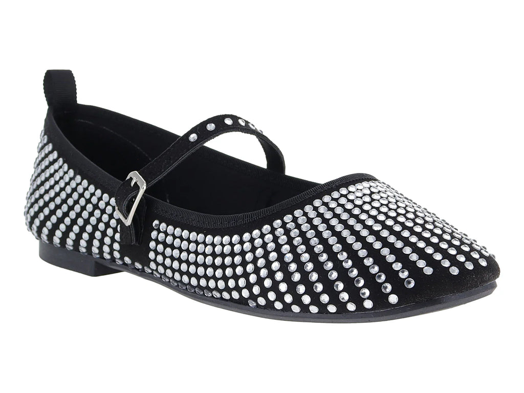 Flats Luna Rosa Negro para Mujer