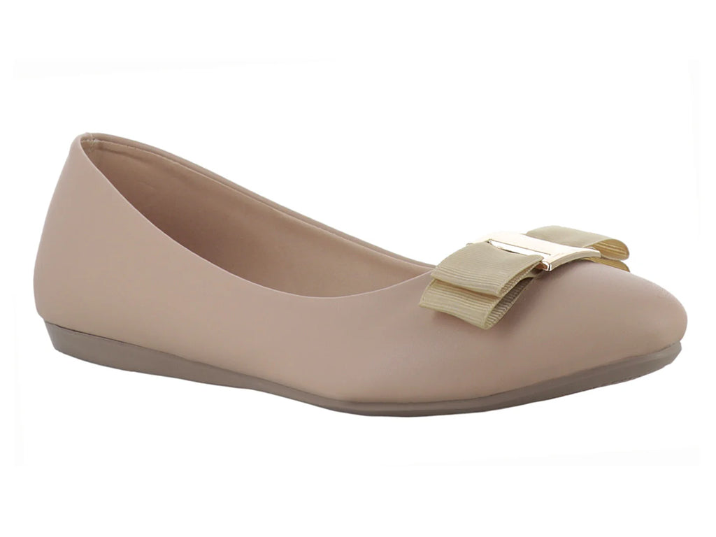 Zapatos Planos MeliAna Color Maquillaje para Mujer