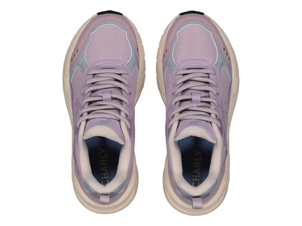 Tenis Charly Fashion Sport Lila para Mujer