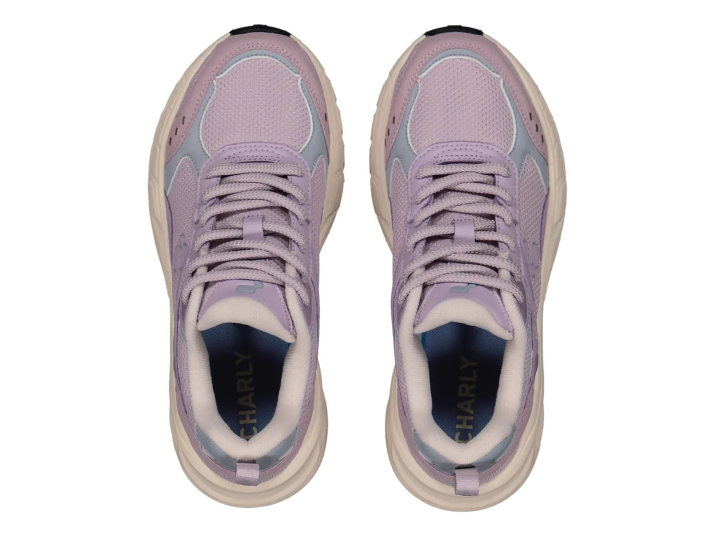 Tenis Charly Fashion Sport Lila para Mujer