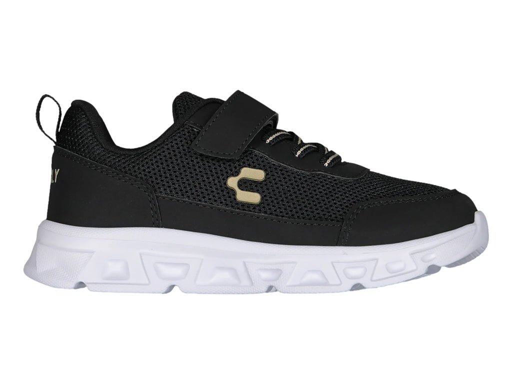 Tenis Charly Light Sport Negro y Blanco para Niño