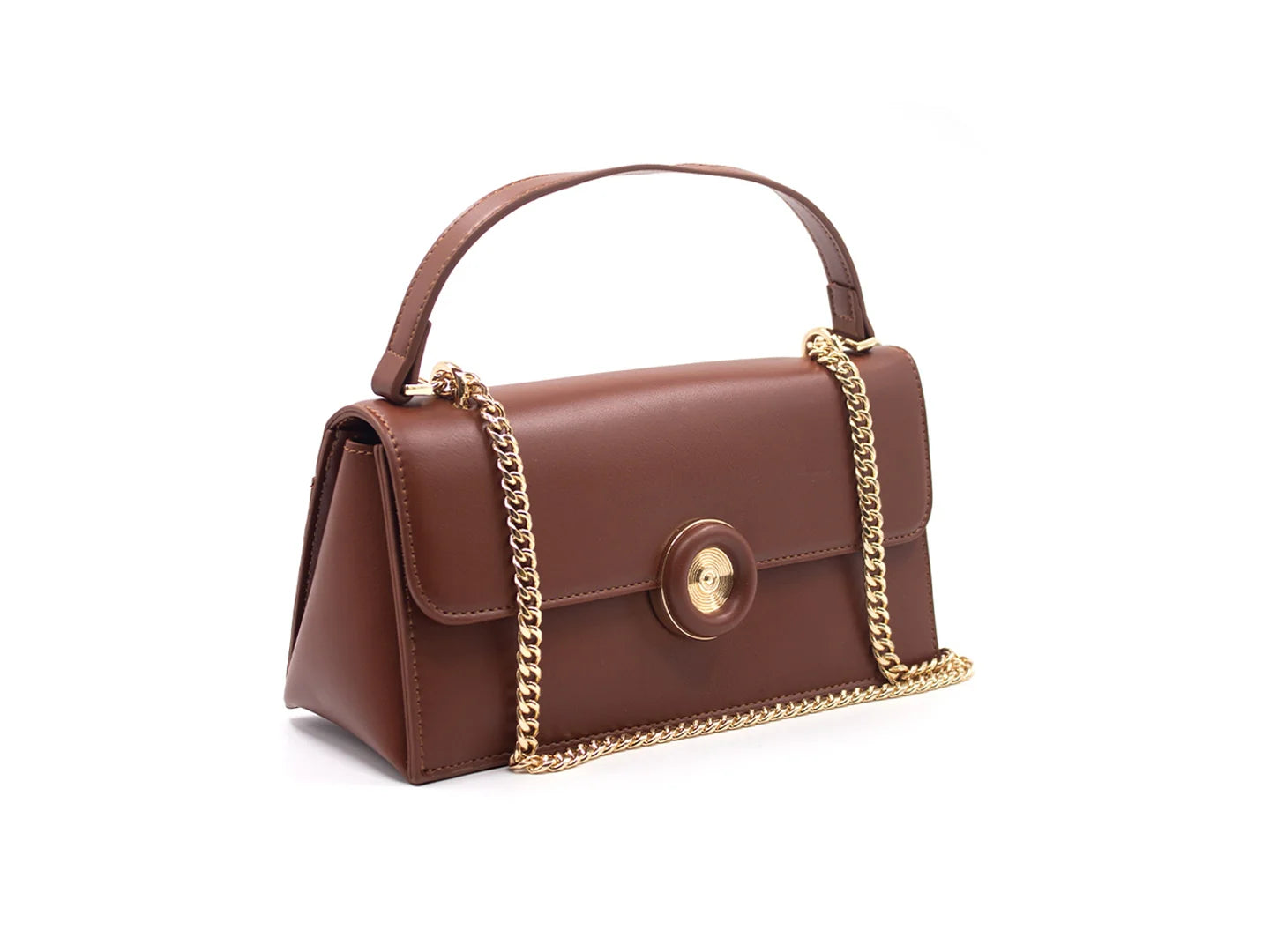 Bolsa de Hombro MM Bolsas Café para Mujer