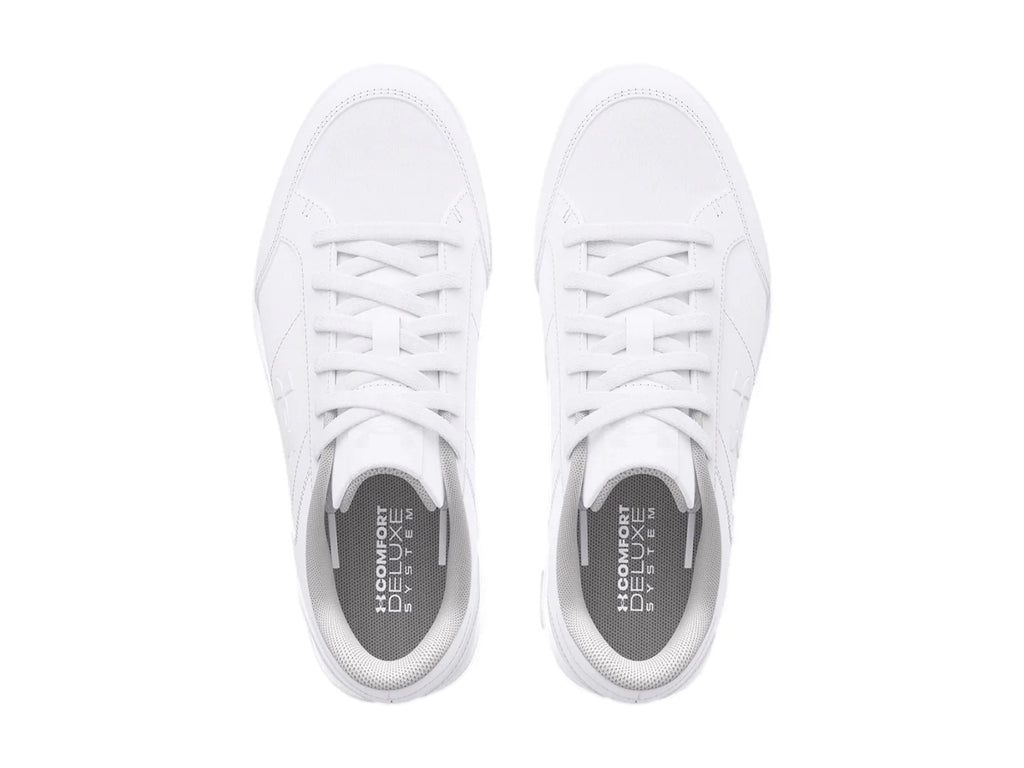 Tenis Under Armour Official Lthr Blancos para Niño