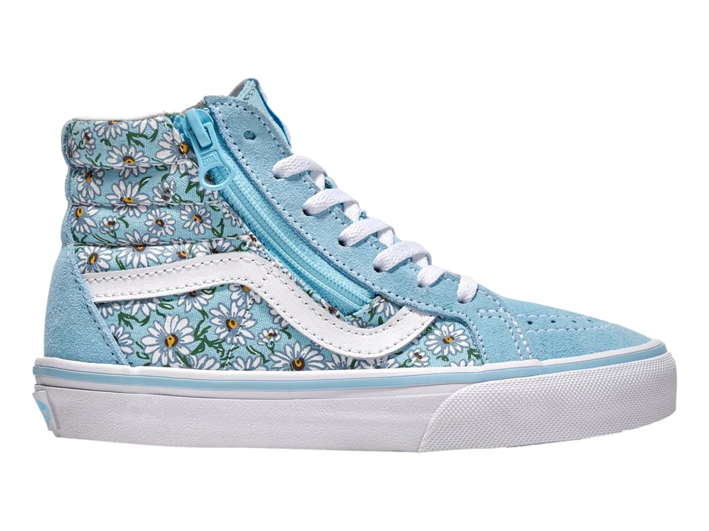 Tenis Vans Sk8 Hi Reissue Azul y Blanco para Niña
