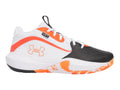 Tenis Under Armour Lockdown 7 Blanco y Naranja para Hombre