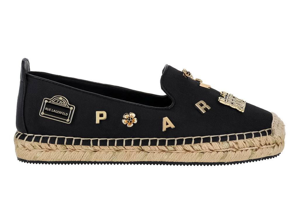 Alpargatas Karl Lagerfeld Negro para Mujer