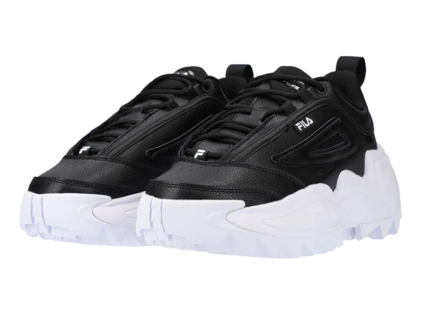 Tenis FILA Twister Negro y Blanco para Mujer
