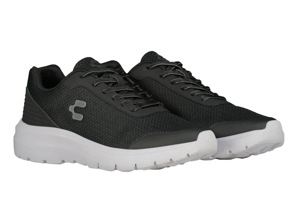 Tenis Charly Road Casual Negro y Blanco para Hombre