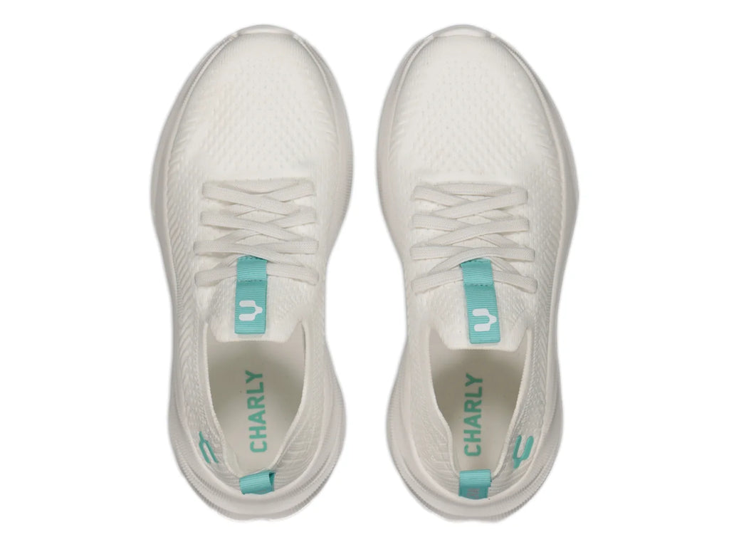 Tenis Charly Light Sport Blanco y Aqua para Mujer
