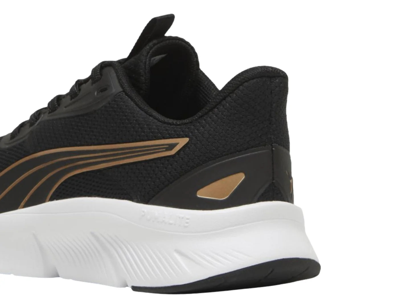 Tenis PUMA Flexfocus Lite Modern Negro y Dorado para Mujer