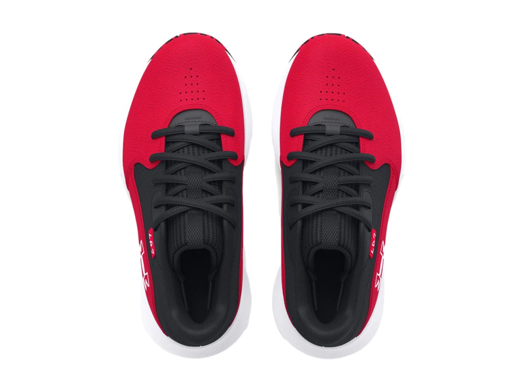 Tenis Under Armour PS Lockdown 7 Rojo y Negro para Niño