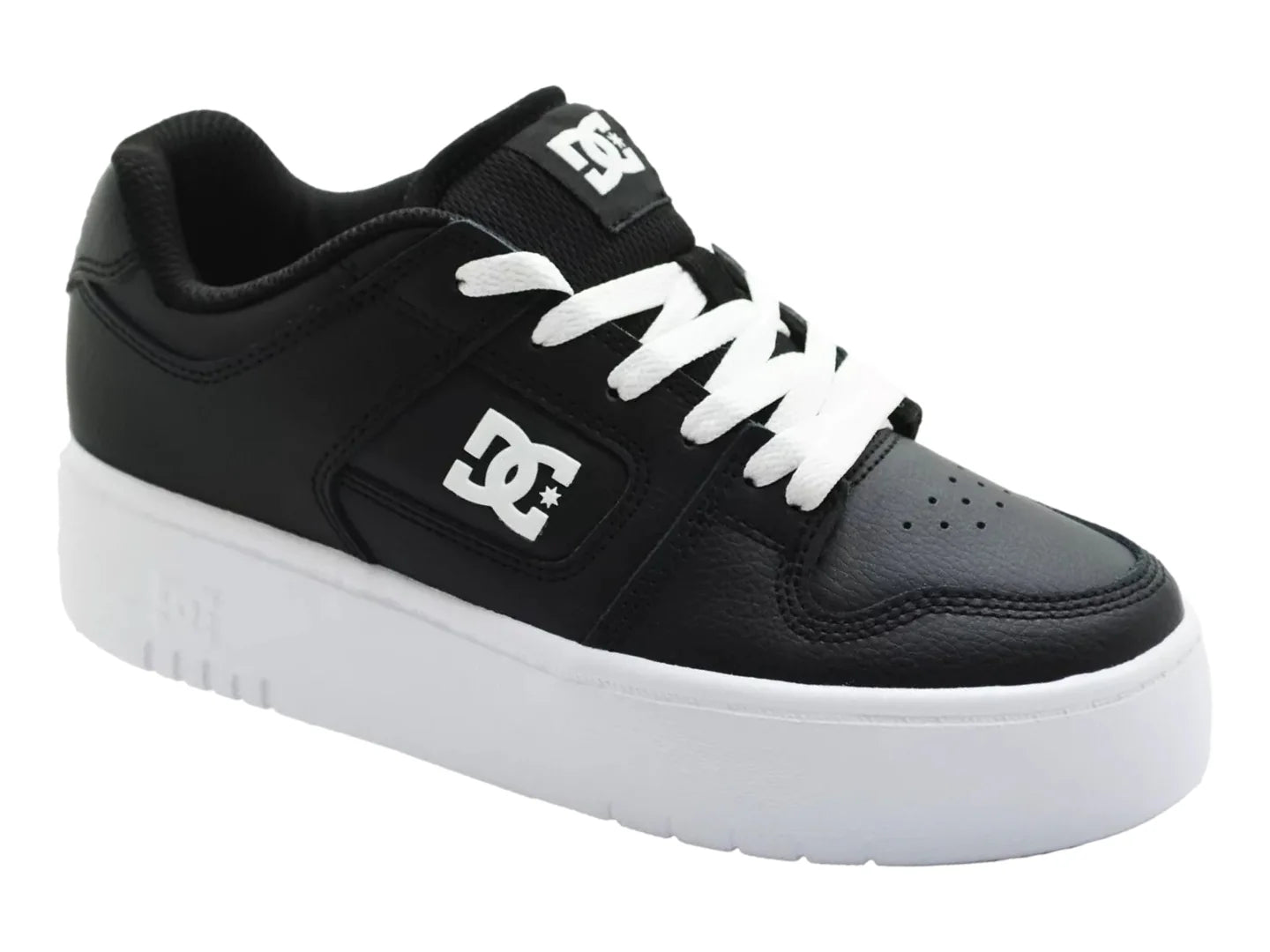 Tenis DC Shoes Manteca4 Platform Negro y Blanco para Mujer