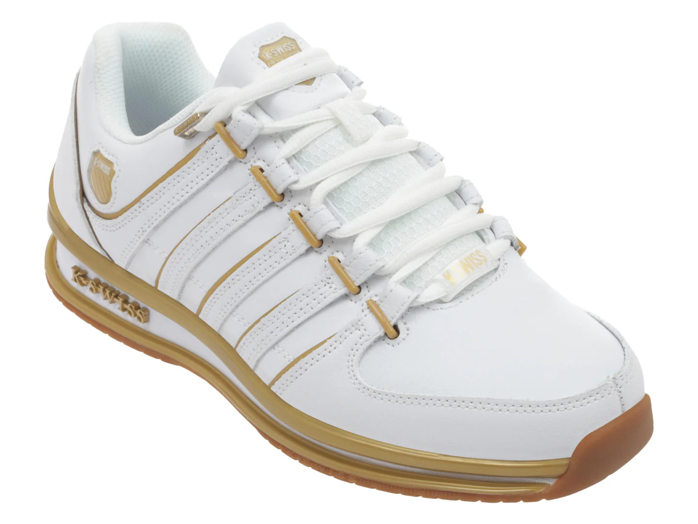Tenis K SWISS Rinzler Blanco con Dorado para Hombre