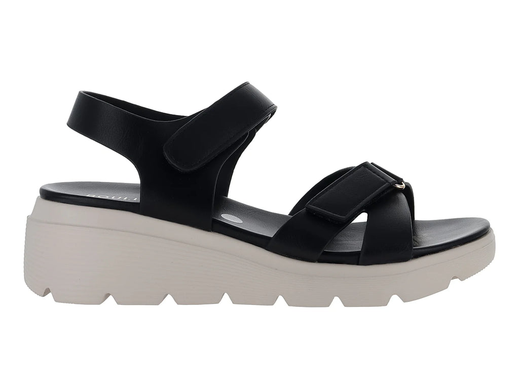 Sandalias Plataforma Boullevard Negro para Mujer