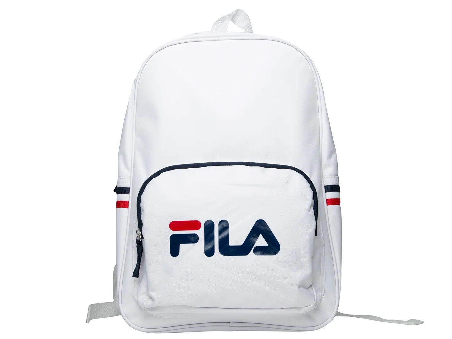 Mochila Fila Classic Blanca con Detalles Azul y Rojo
