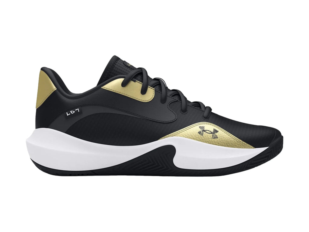 Tenis Under Armour Lockdown 7 Low Negro y Dorado para Hombre