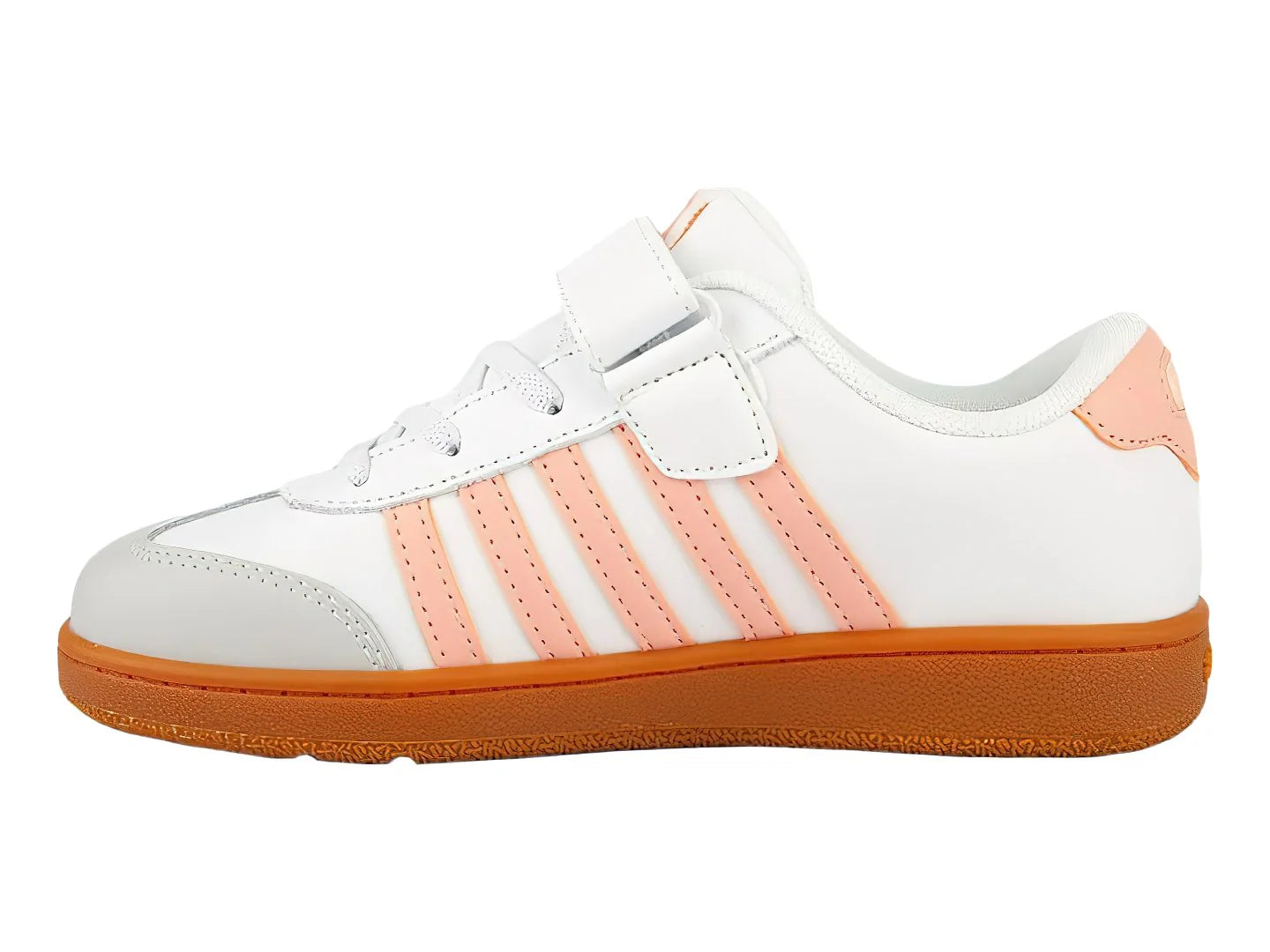 Tenis K Swiss Francis Court Blanco y Rosa para Niña