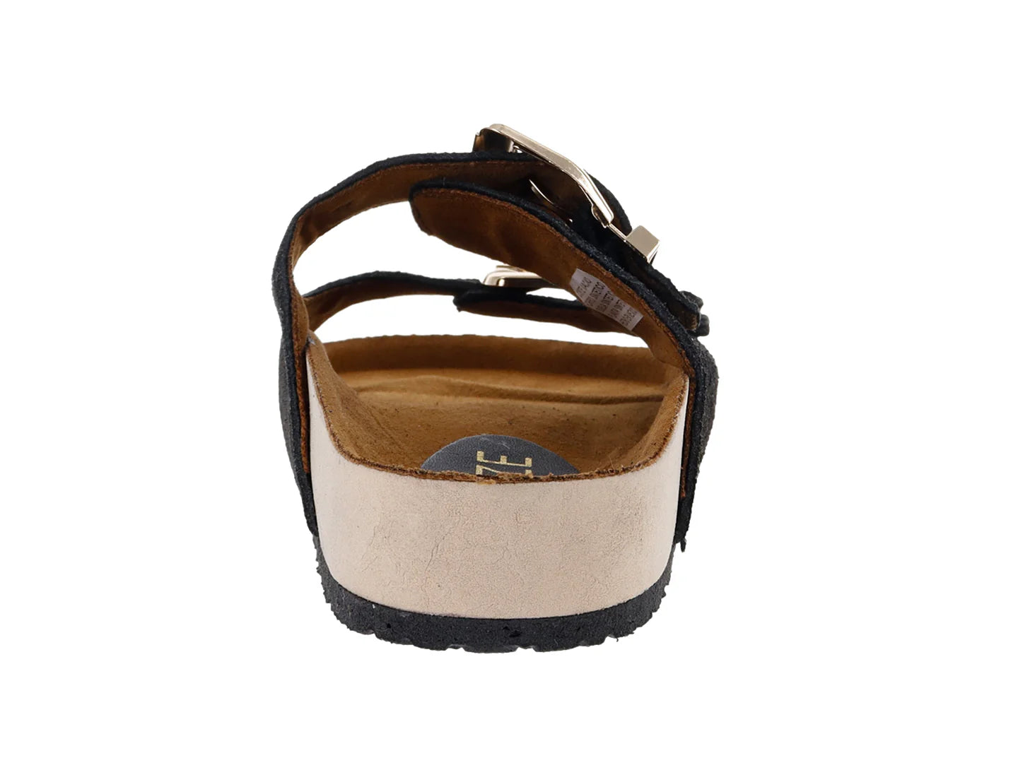 Sandalias Roze de Gamuza Negro para Mujer