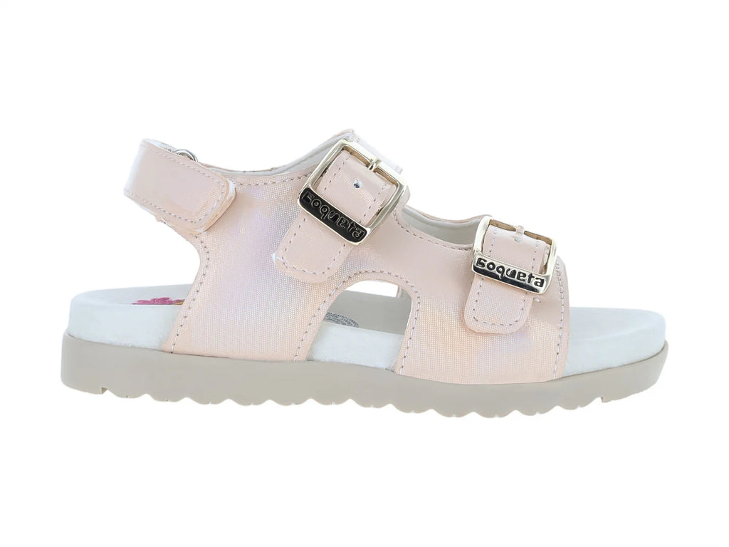 Sandalias Coqueta Color Oro para Niña
