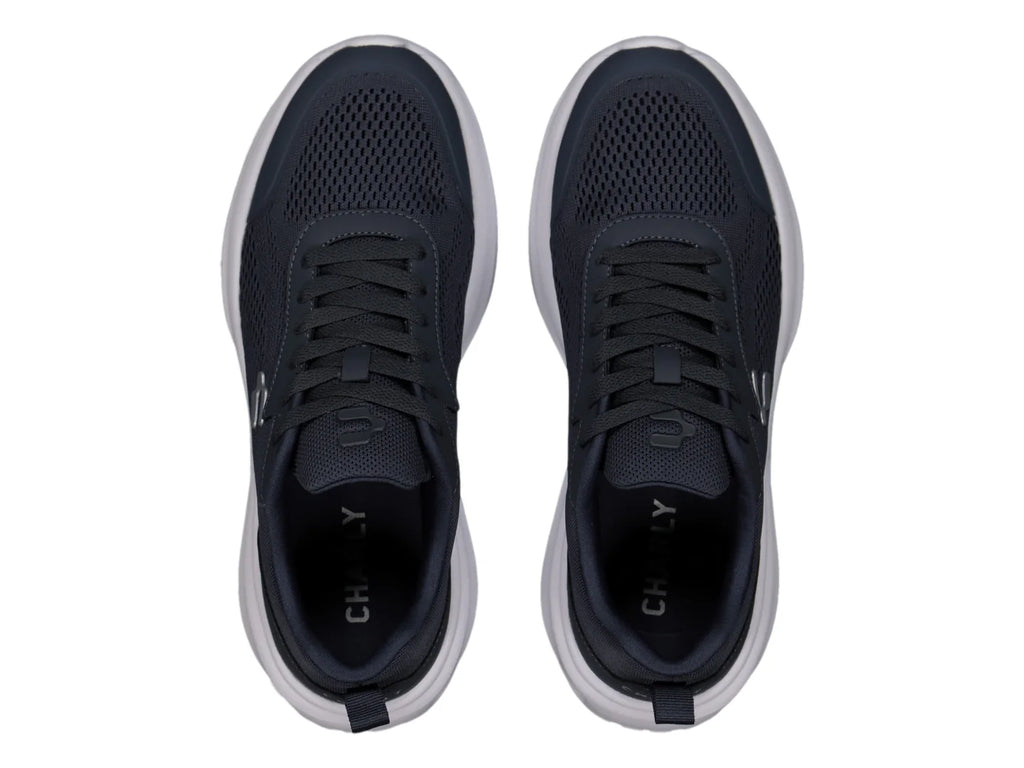 Tenis Charly Road Casual Azul Marino y Blanco para Hombre