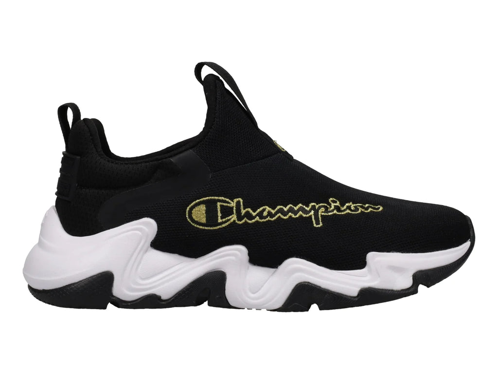 Tenis Champion Hyper Apex Negro y Oro para Mujer