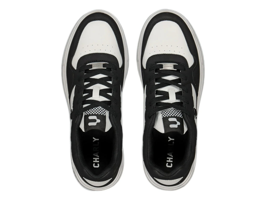 Tenis Charly Blanco y Negro para Hombre