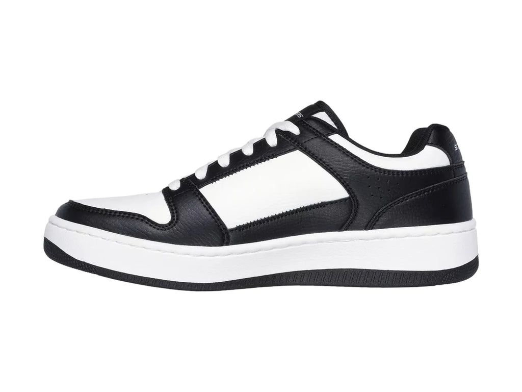 Tenis Skechers Sport Court 92 Blanco y Negro para Hombre