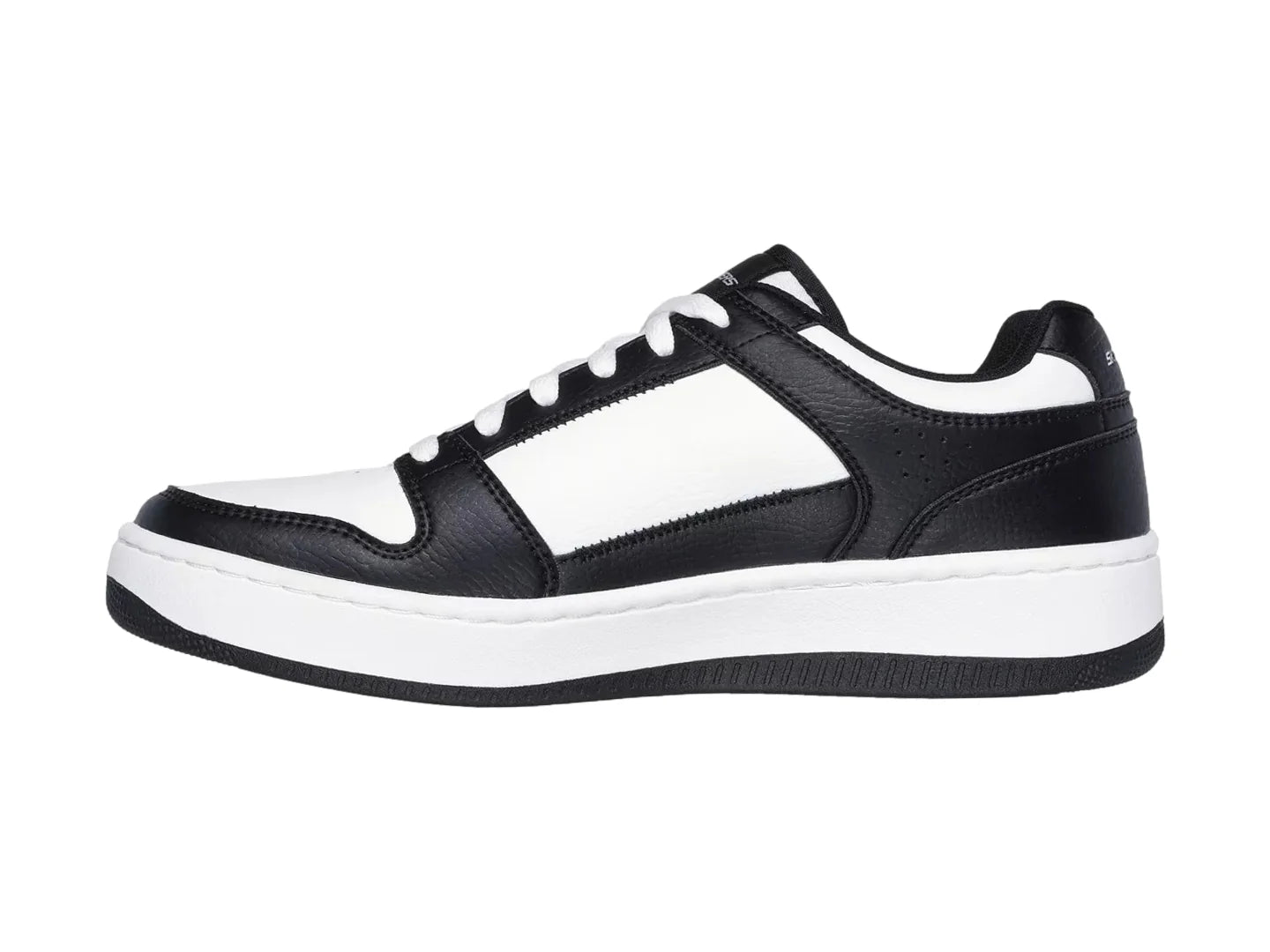 Tenis Skechers Sport Court 92 Blanco y Negro para Hombre