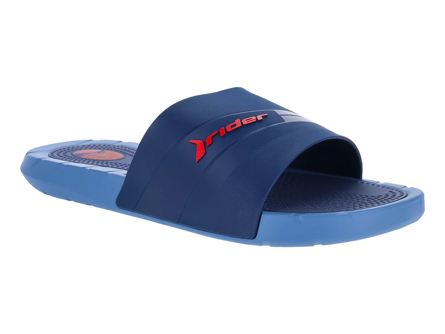Sandalias Rider Rush Slide Azul y Rojo para Hombre