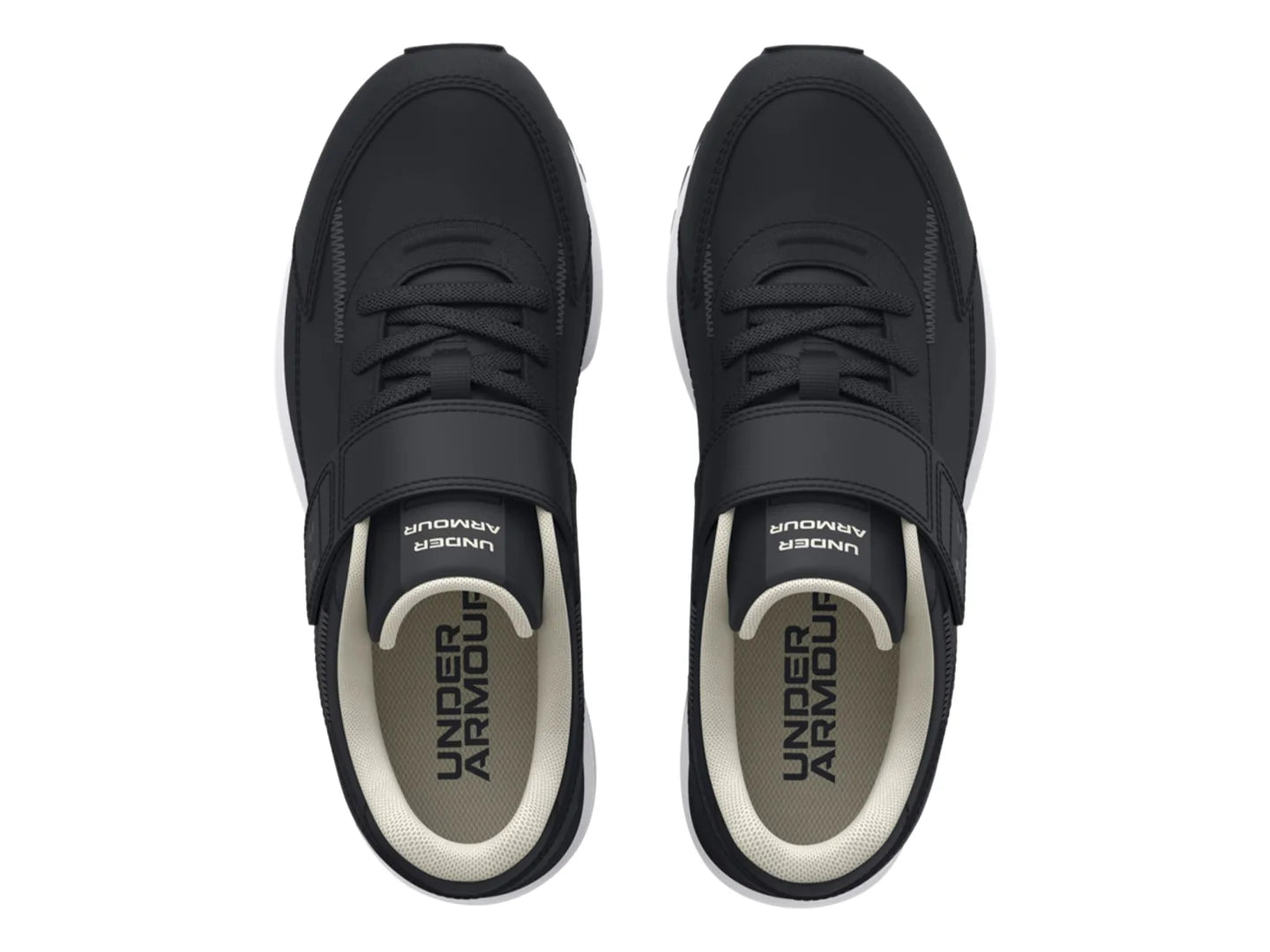 Tenis Under Armour Essential Runner Negro para Niña