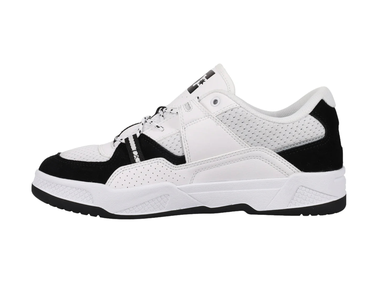 Tenis DC Shoes Construct Negro y Blanco para Hombre